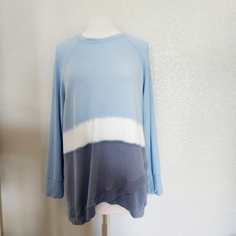 Workshop Republic Clothing Blue Ombre Sweater Size XL